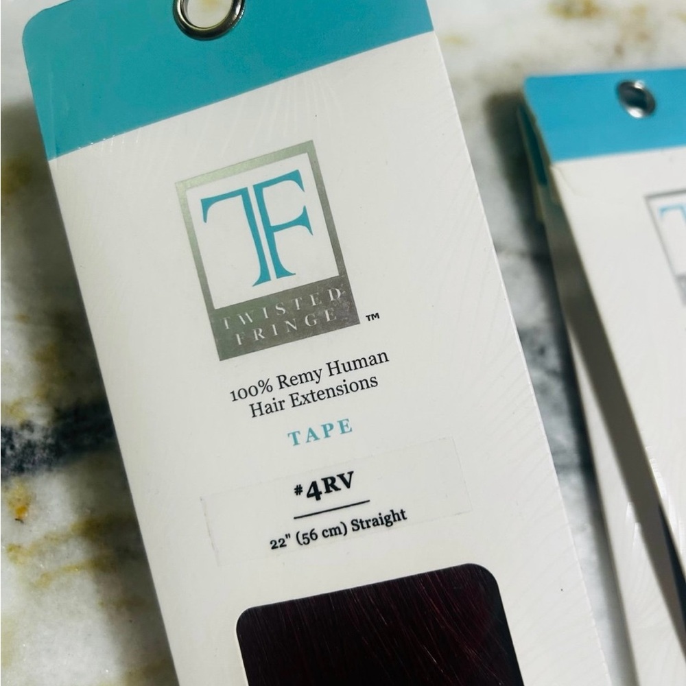 NEW 22’ Red-violet (4rv)Hair Extensions 100% remy human hair(2 packages) - Picture 3 of 5